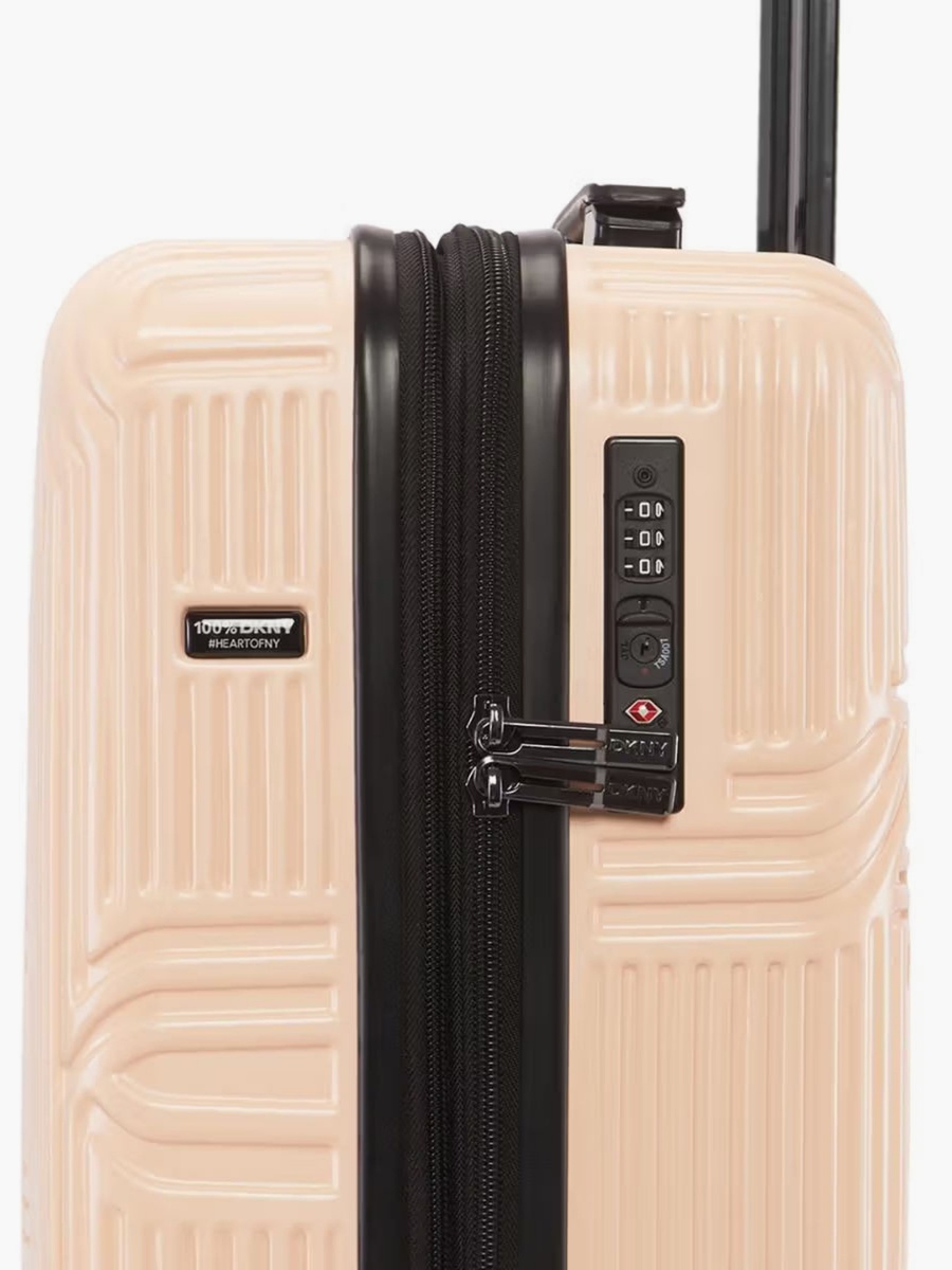 Textured Hardcase Luggage Trolley with Retractable Handle - 28 inches Check-In Bag