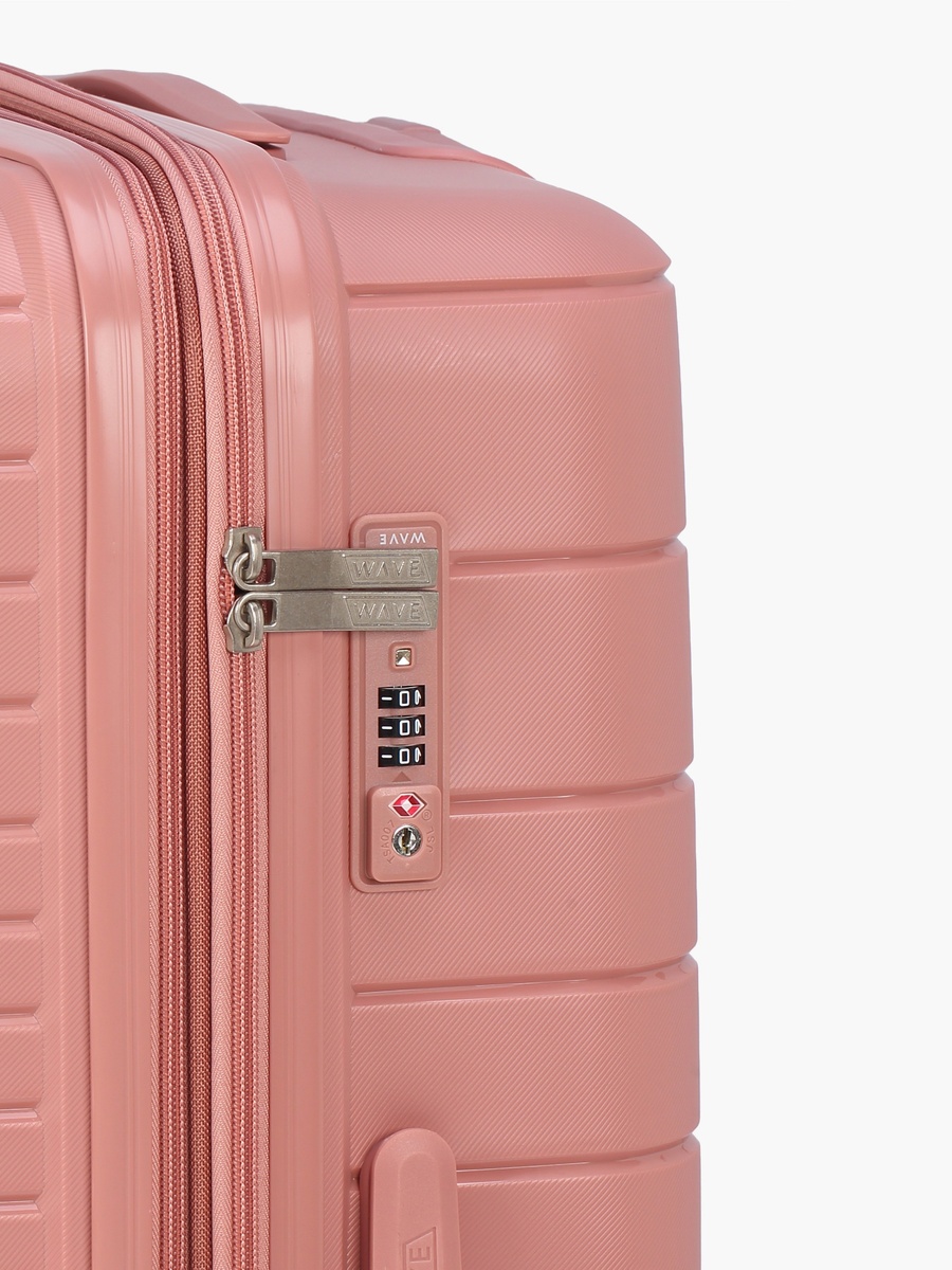 3-Piece Hardcase Luggage Trolley Set with Lock