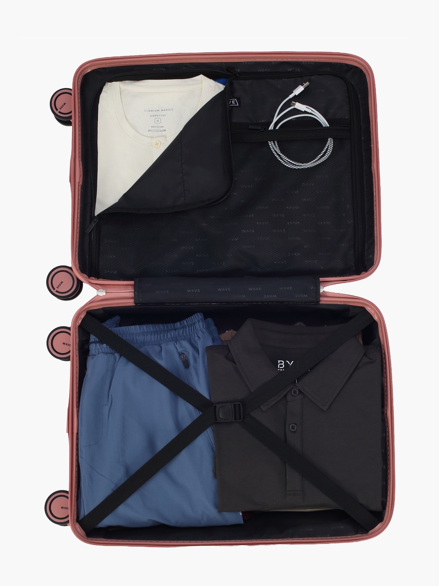 3-Piece Hardcase Luggage Trolley Set with Lock