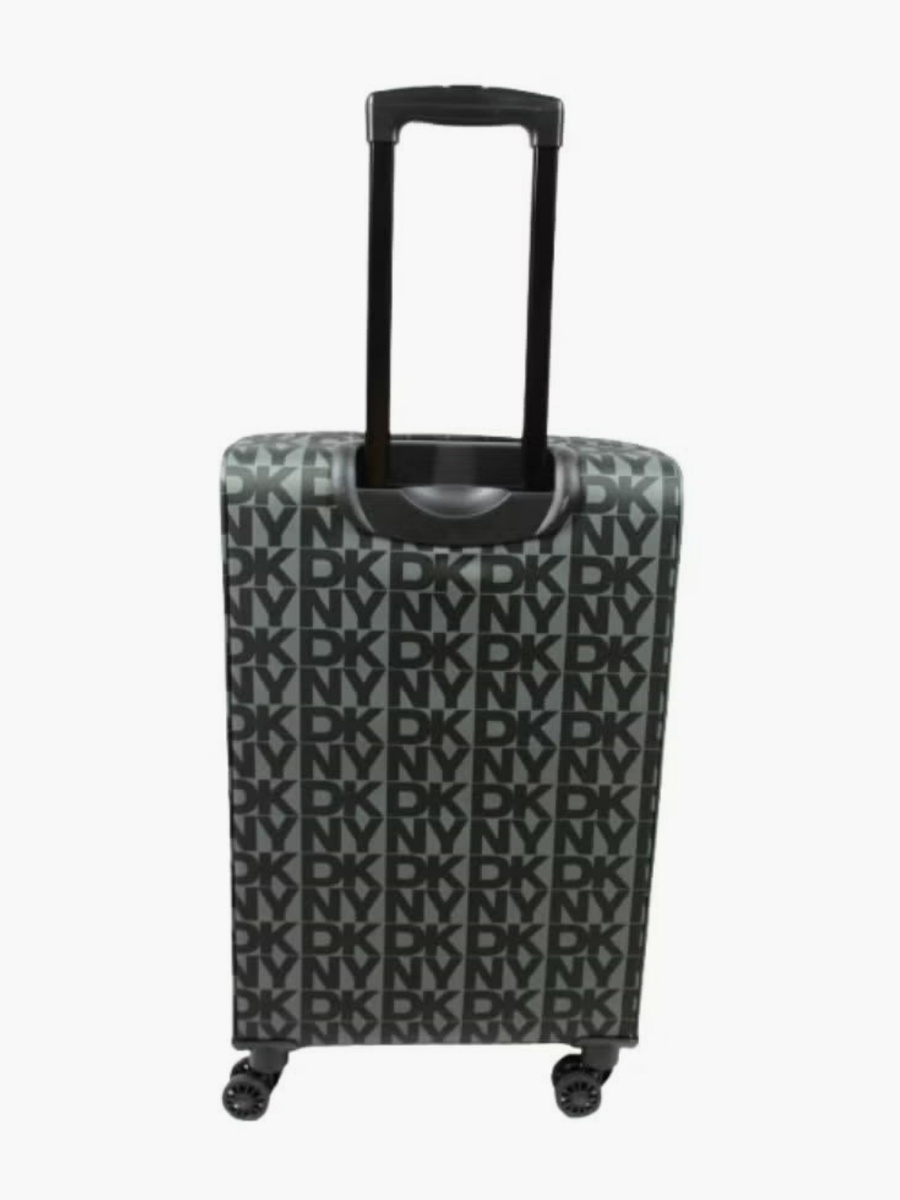 Monogram Print Softcase Luggage Trolley with Retractable Handle - 24 inches Check-in Bag