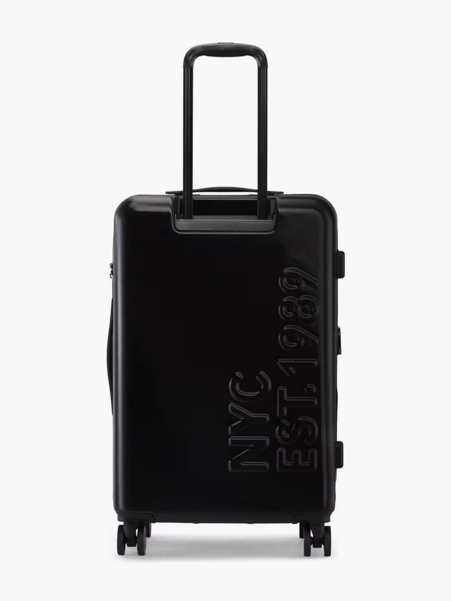 Logo Embossed Hardcase Luggage Trolley with Retractable Handle - 24 inches Check-In Bag