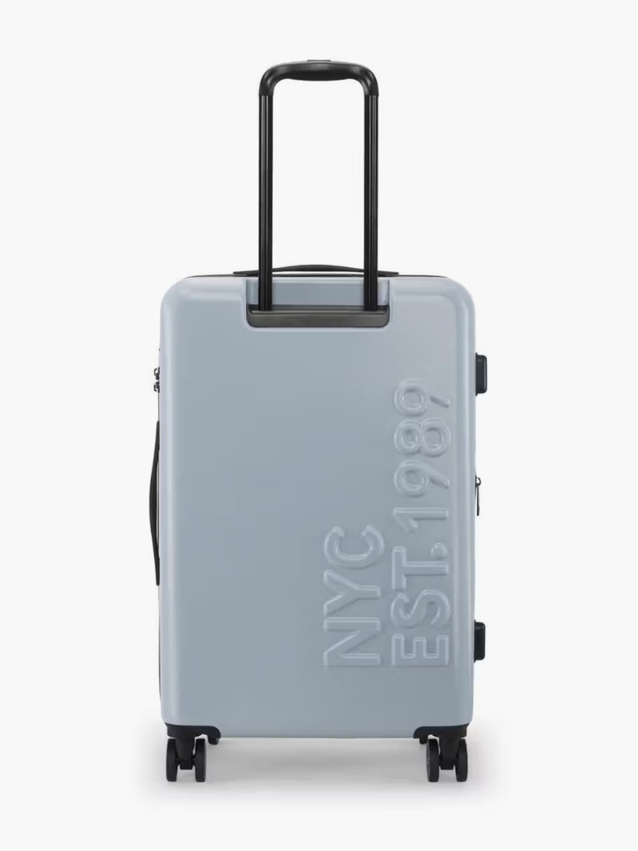 Logo Embossed Hardcase Luggage Trolley with Retractable Handle - 24 inches Check-In Bag
