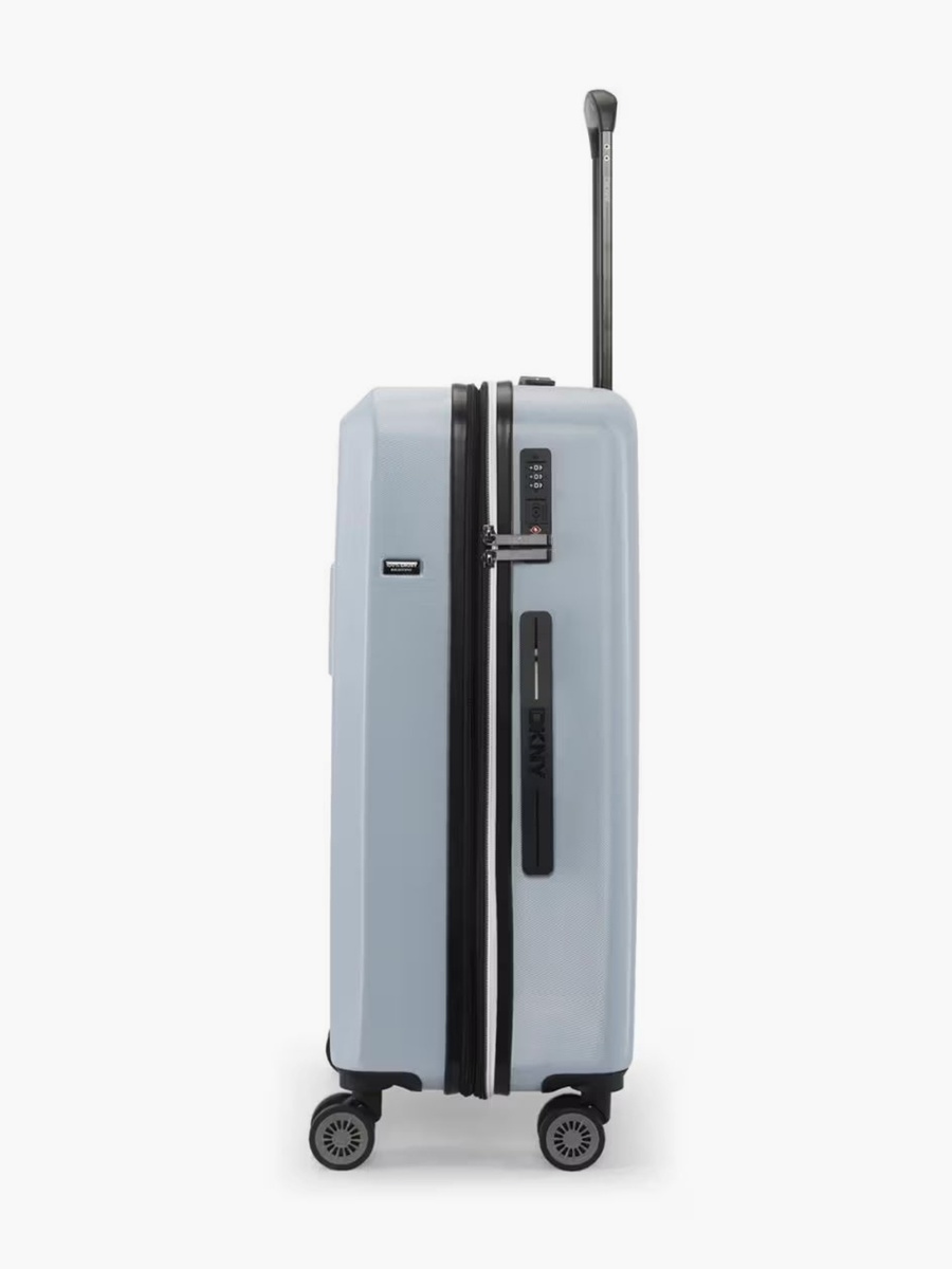 Logo Embossed Hardcase Luggage Trolley with Retractable Handle - 24 inches Check-In Bag
