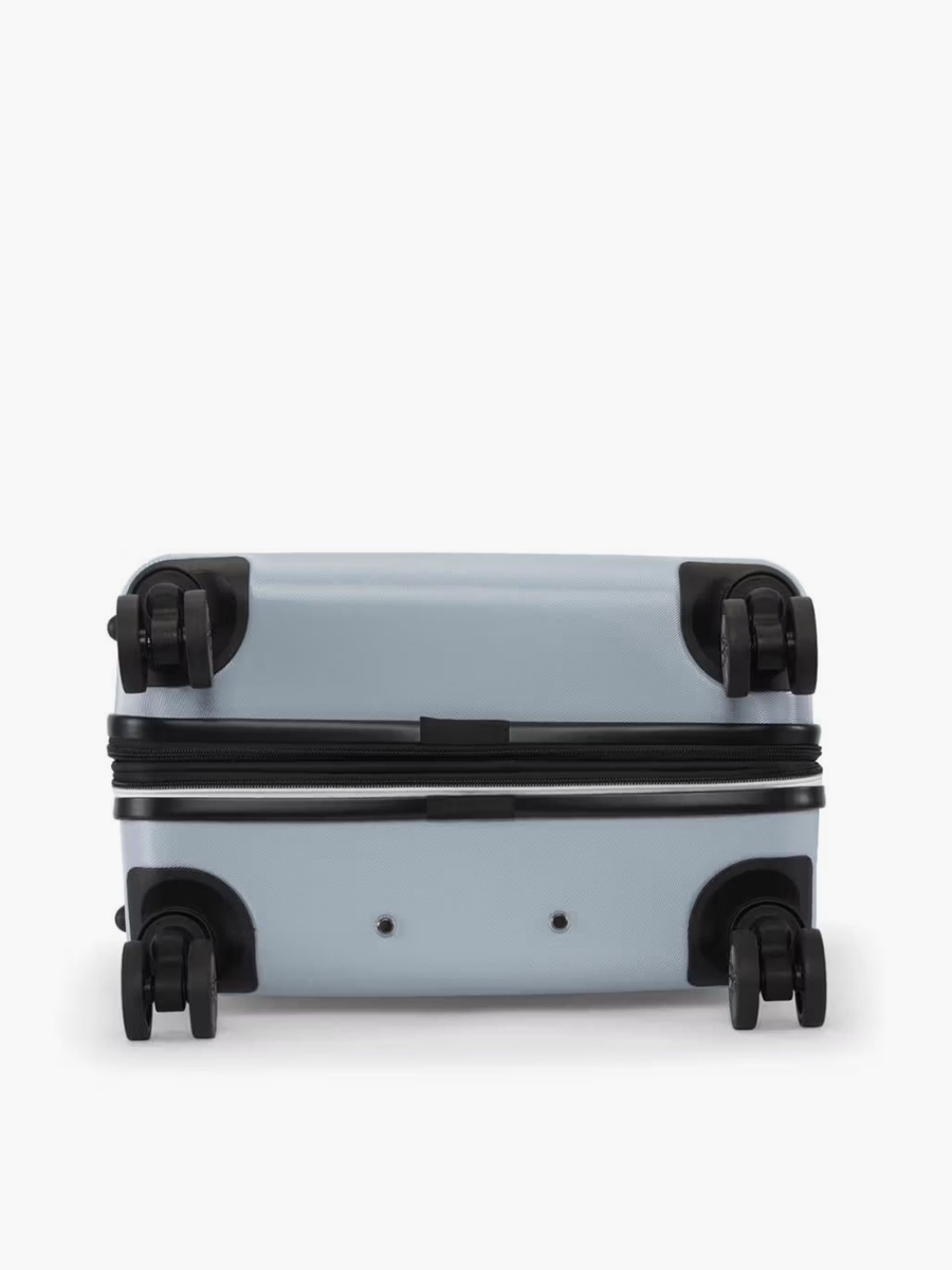 Logo Embossed Hardcase Luggage Trolley with Retractable Handle - 24 inches Check-In Bag