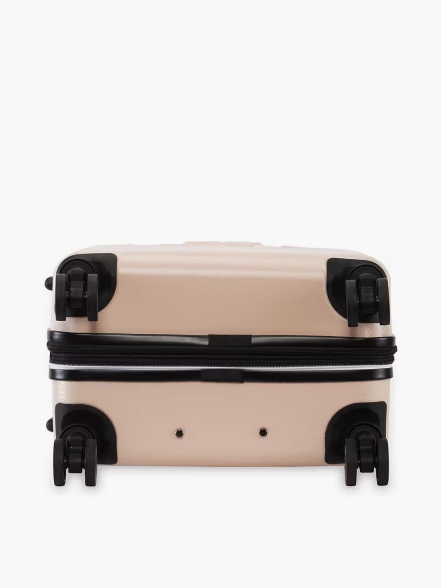 Logo Embossed Hardcase Luggage Trolley with Retractable Handle - 24 inches Check-In Bag