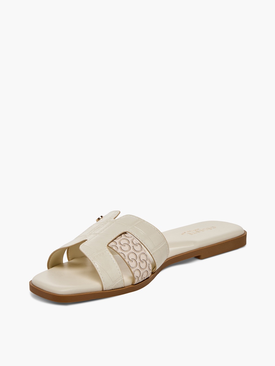 Women Monogram Print Sandals