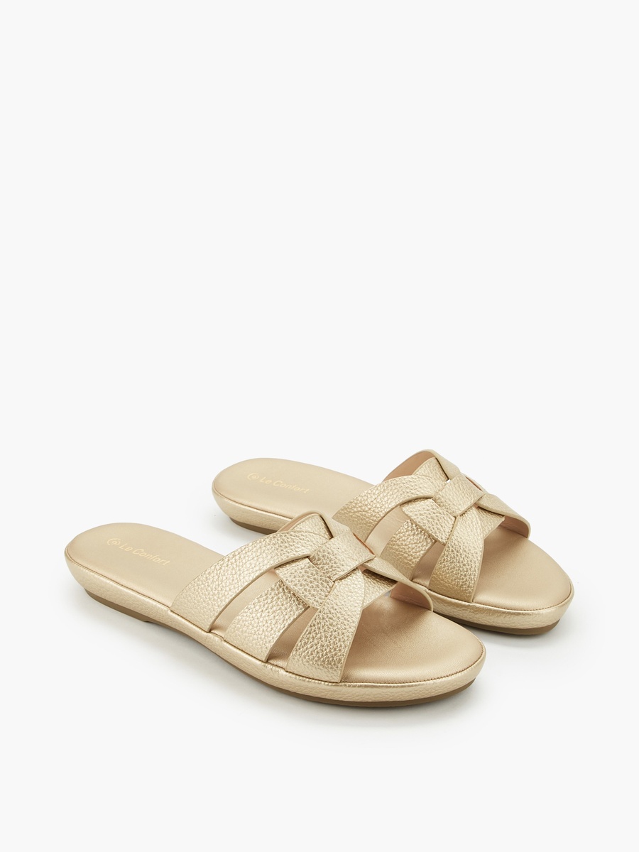 Women Textured Slip-On Sandals