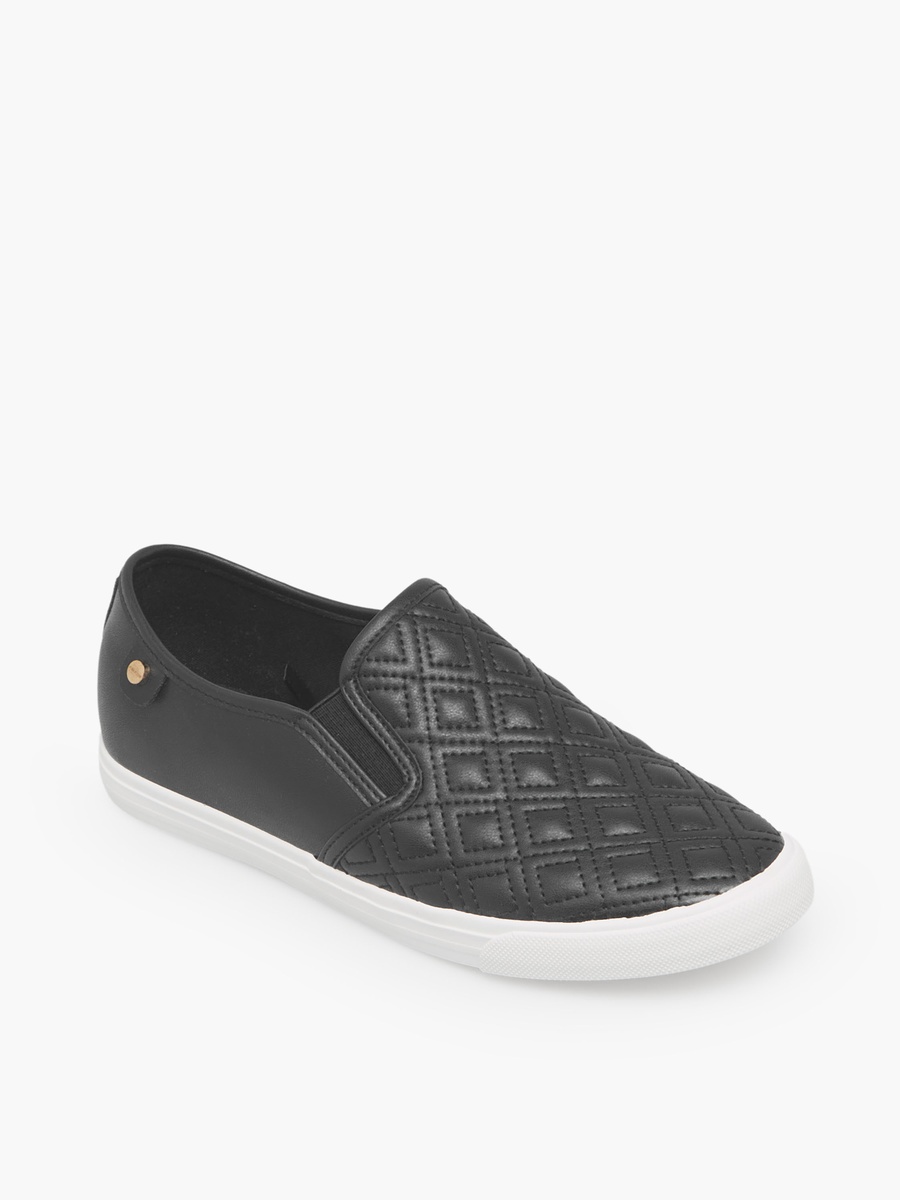 Women Quilted Slip-On Loafers