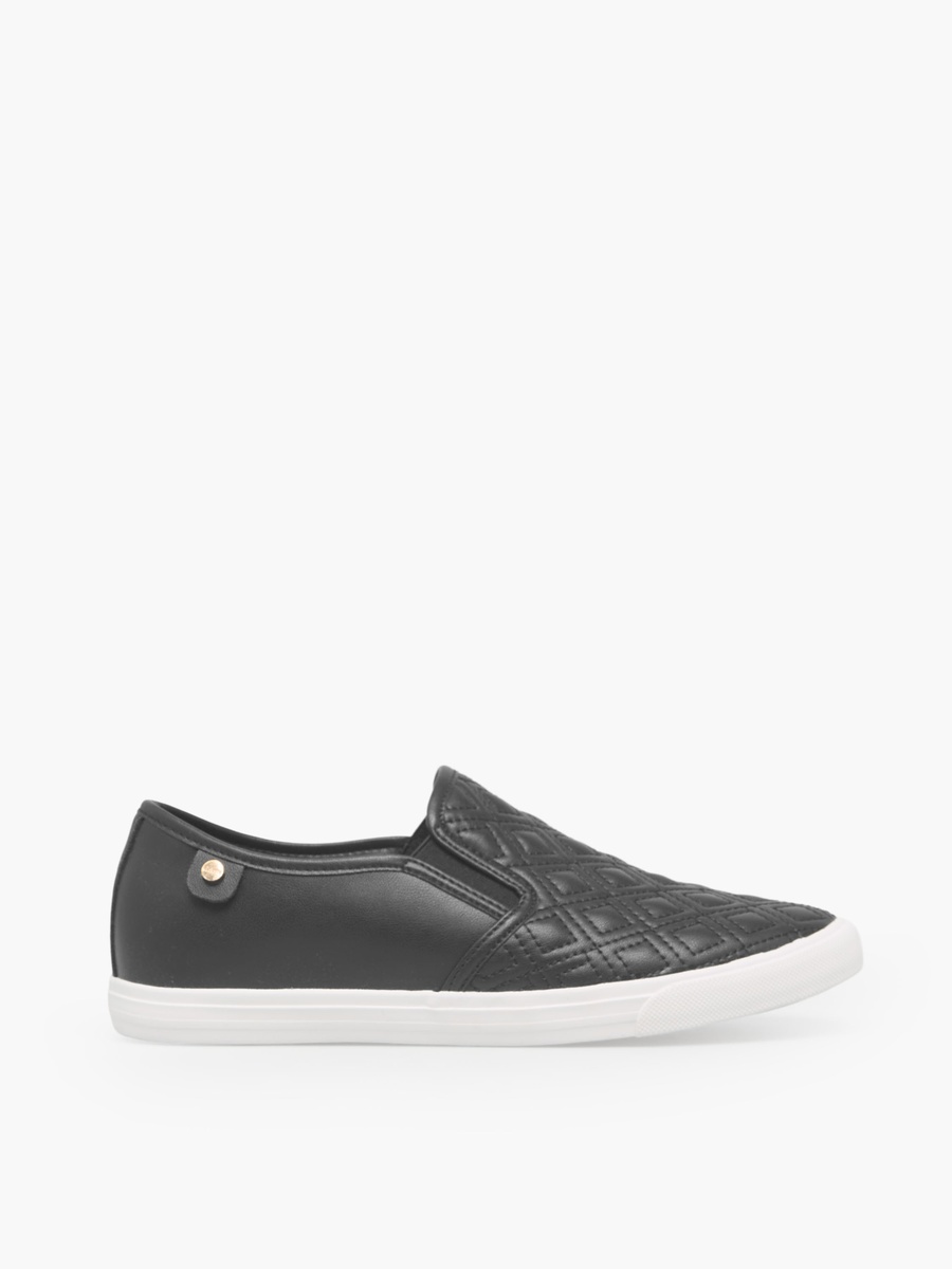 Women Quilted Slip-On Loafers