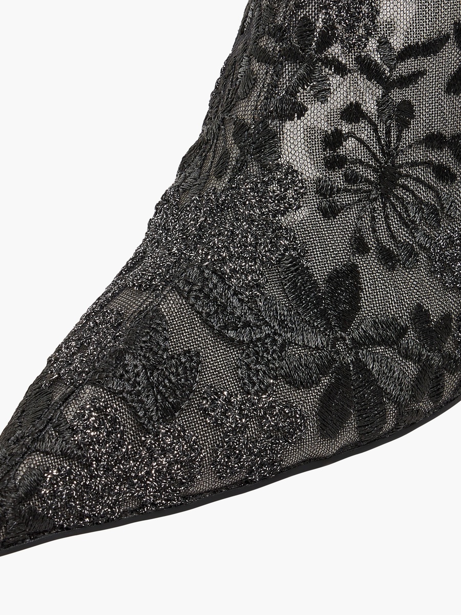 Women Lace Detail Ankle Boots