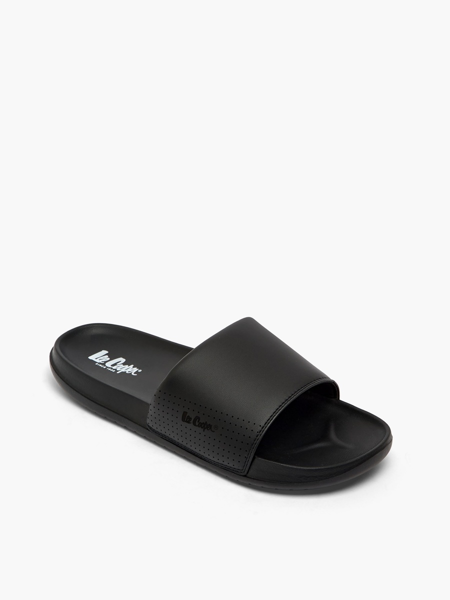 Men Logo Print Slides