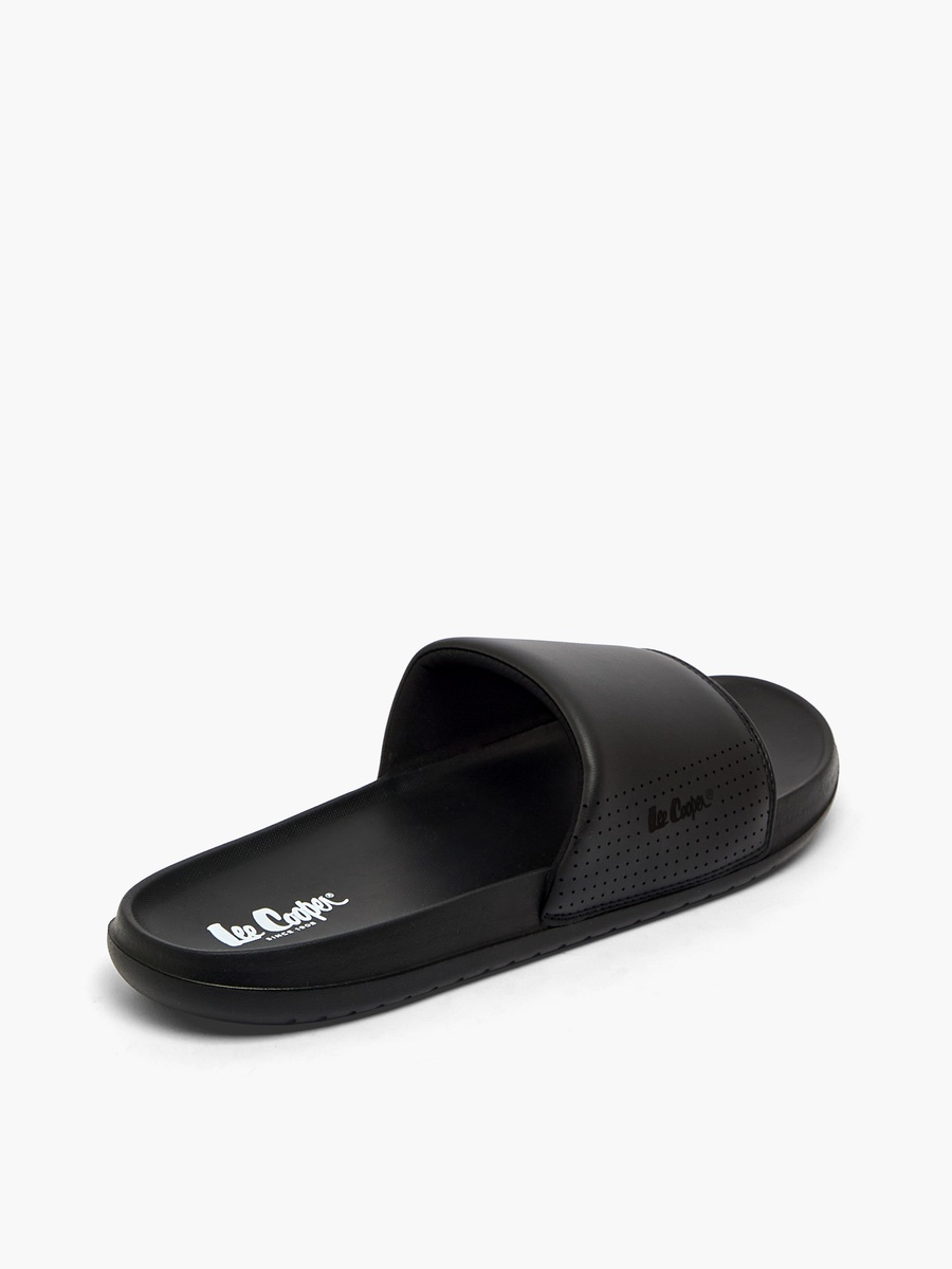 Men Logo Print Slides