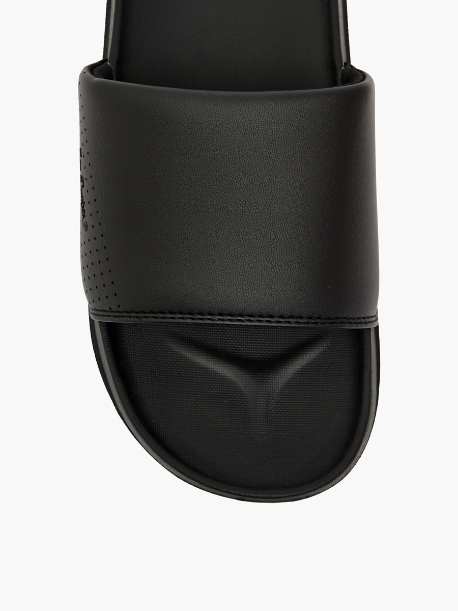 Men Logo Print Slides