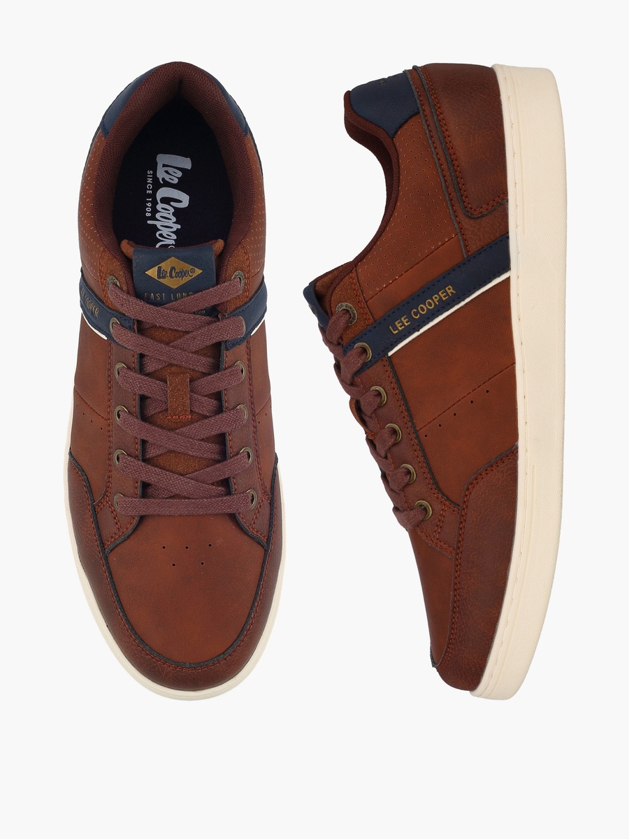 Men Lace-Up Ankle Sneakers