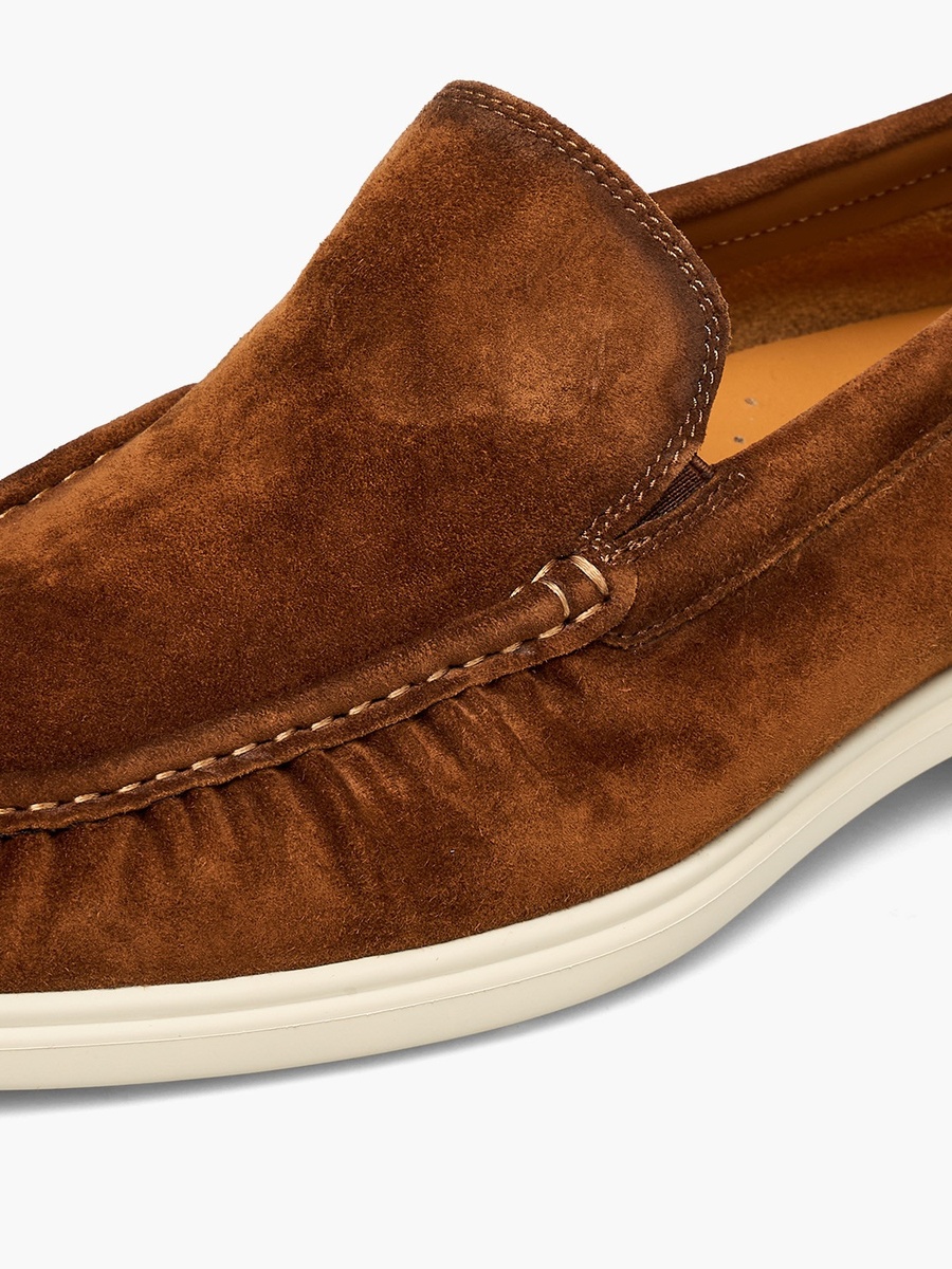 Men Slip-On Leather Loafers