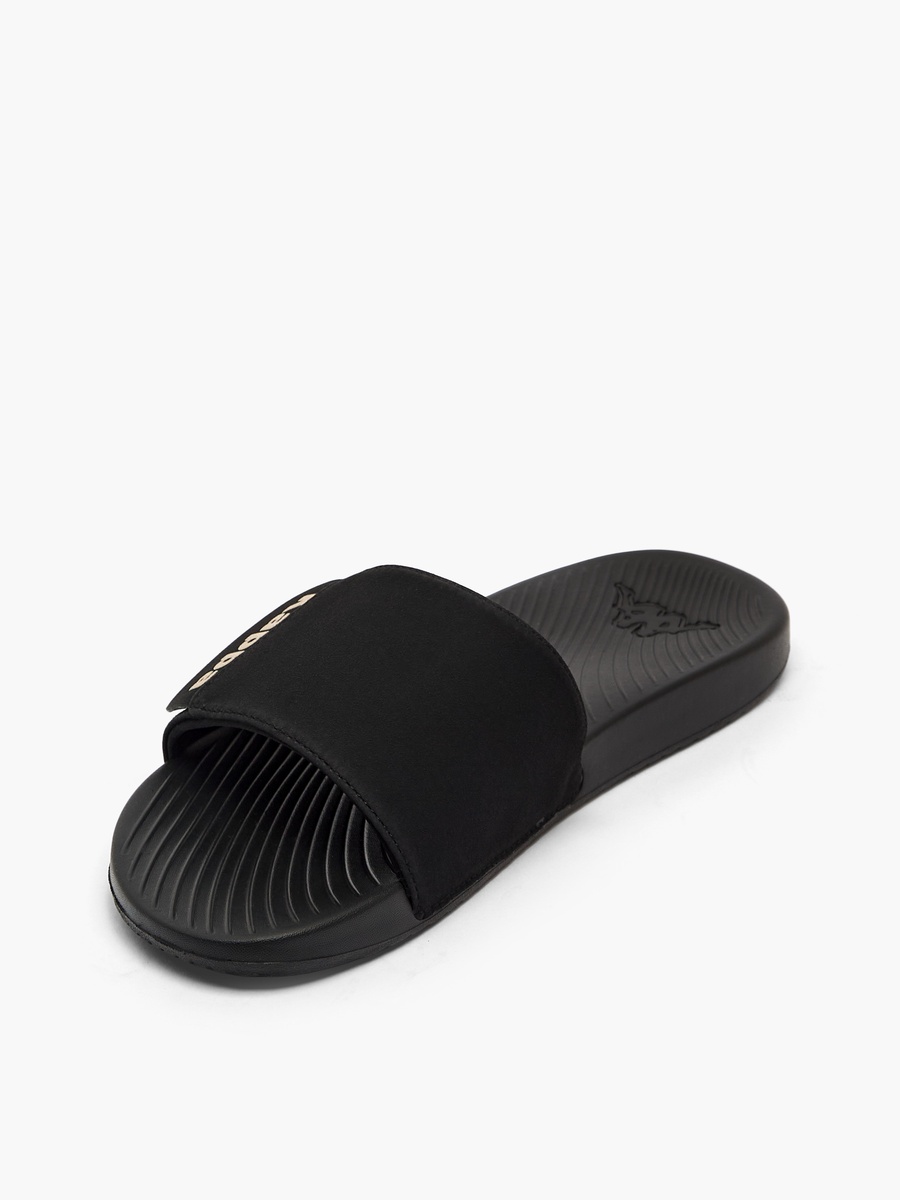 Men Logo Print Slides