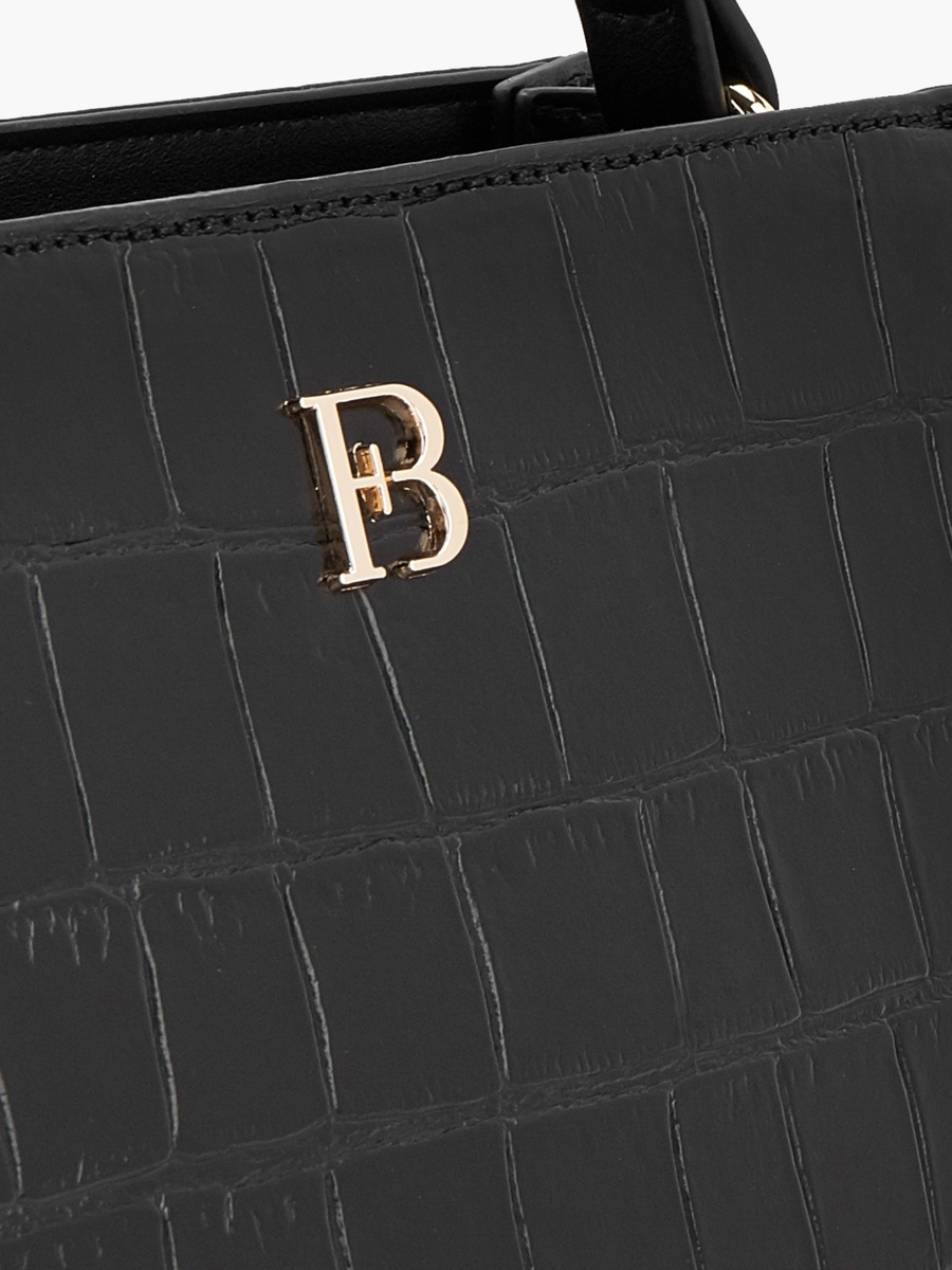 Textured Shoulder Bag with Detachable Strap