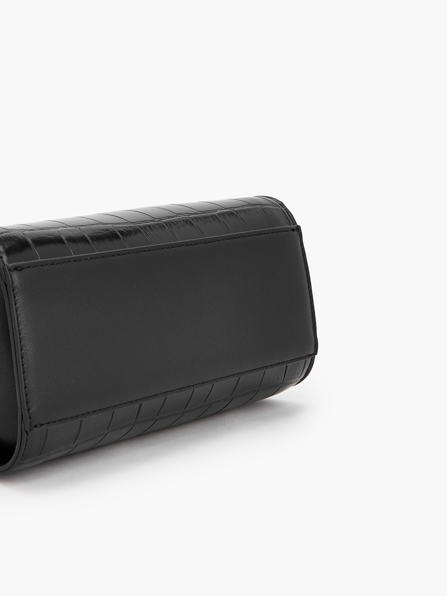 Textured Shoulder Bag with Detachable Strap