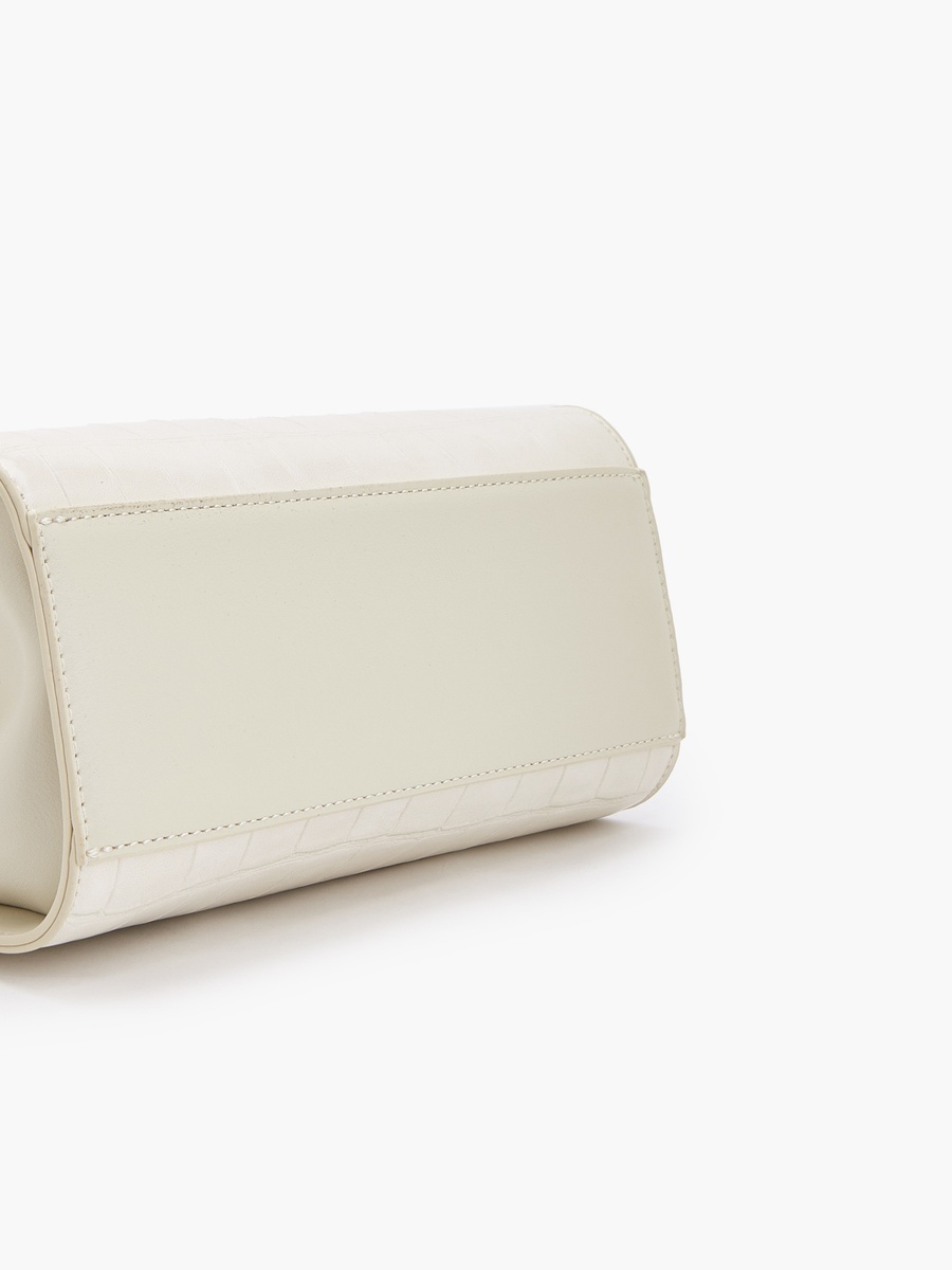 Textured Shoulder Bag with Detachable Strap