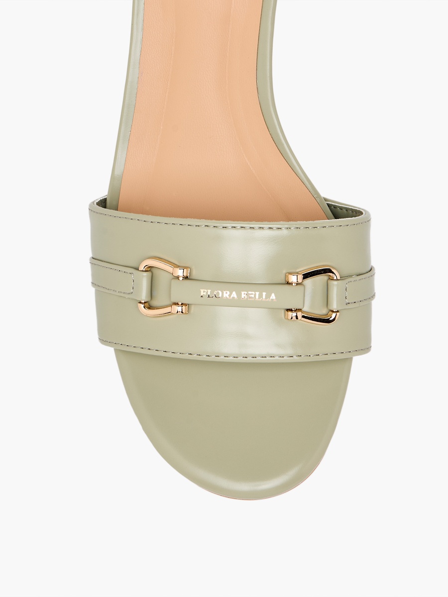 Women Cone Heel Slip-On Sandals