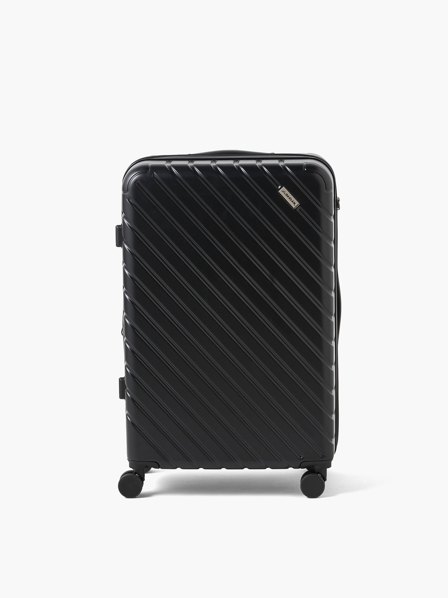 Textured Hardcase Luggage Trolley with Retractable Handle
