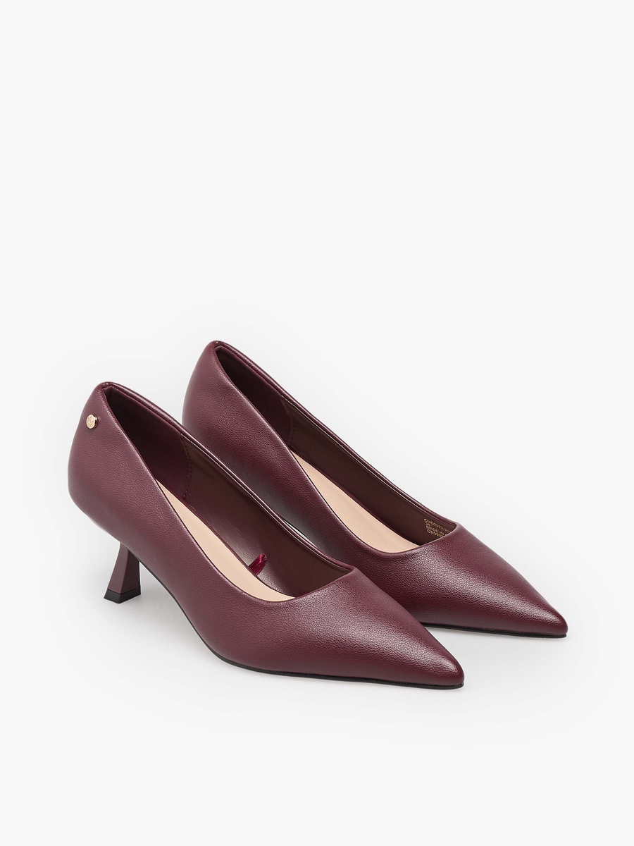 Women Flared Heel Pumps