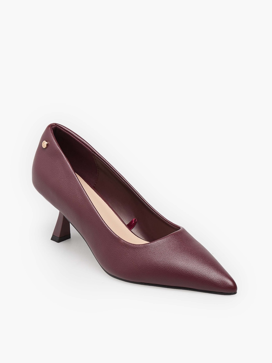 Women Flared Heel Pumps