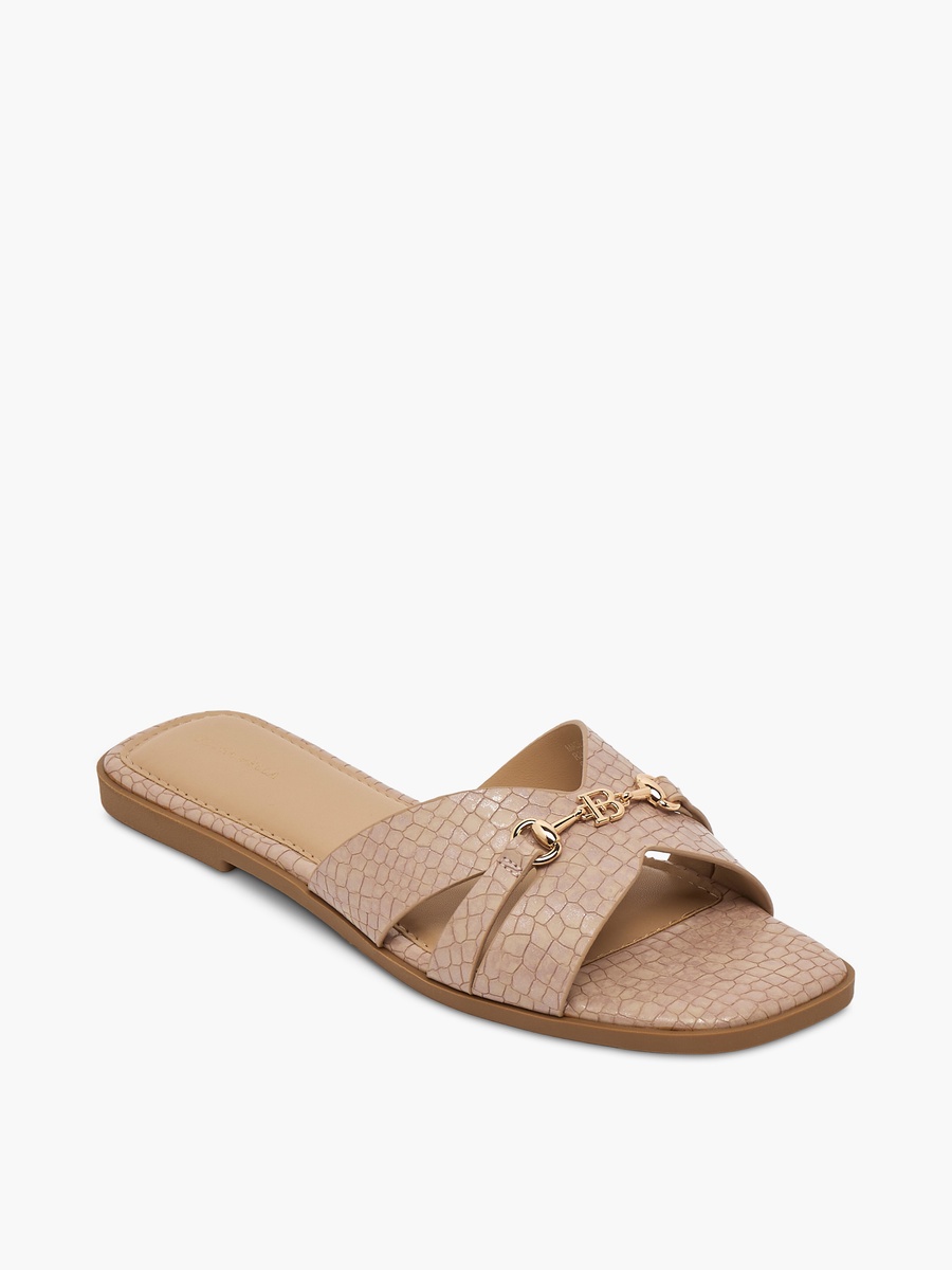 Women Cross Strap Slide Sandals