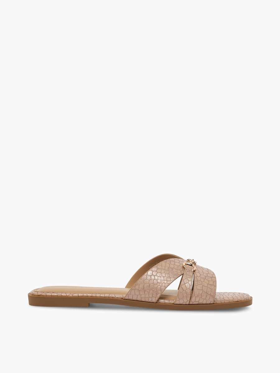 Women Cross Strap Slide Sandals