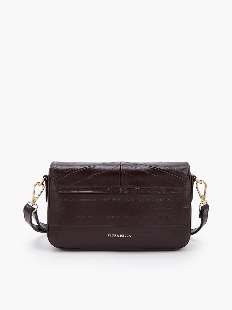 Textured Crossbody Bag with Adjustable Strap