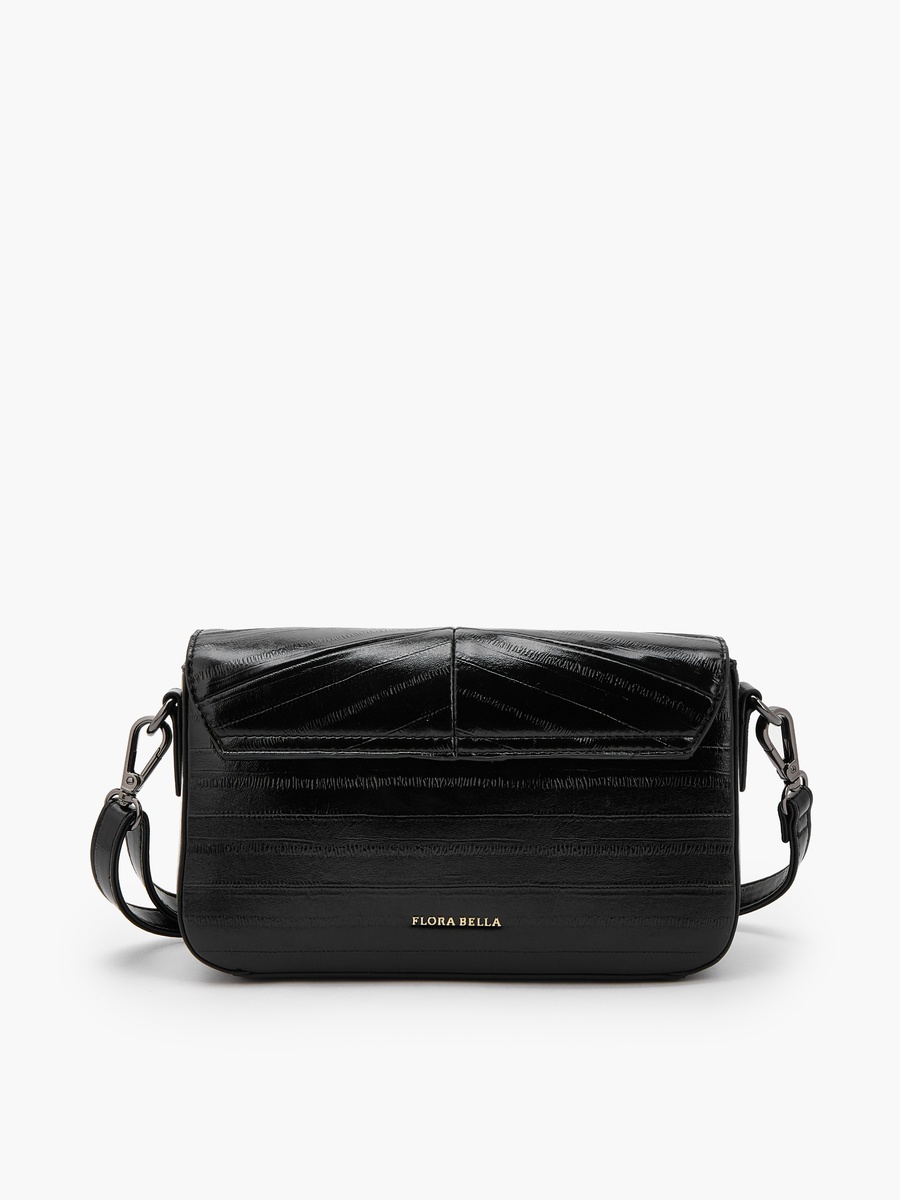Textured Crossbody Bag with Adjustable Strap