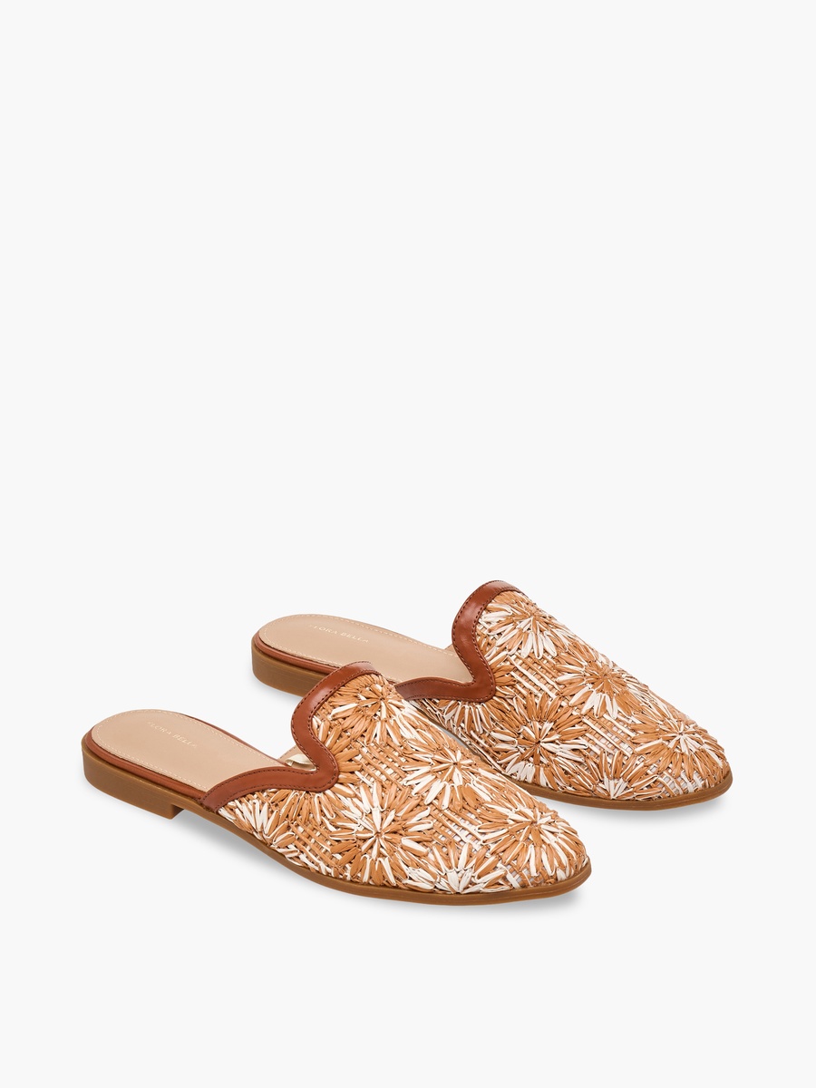 Women Woven Textured Mules