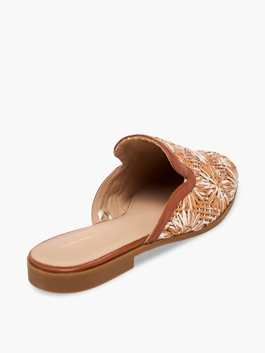 Women Woven Textured Mules