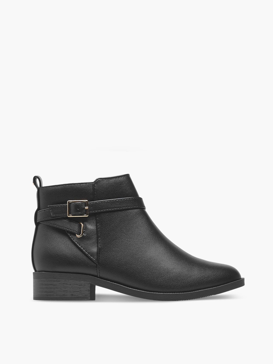 Women Zip Closure Ankle Boots