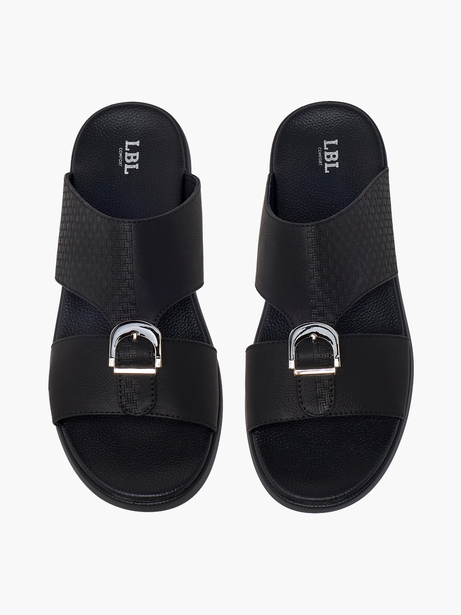 Men Buckle Accent Arabic Sandals