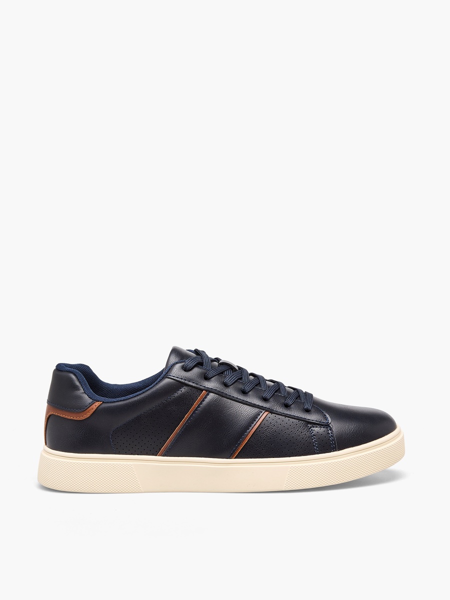 Men Lace-Up Ankle Sneakers