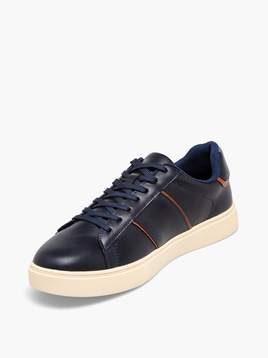 Men Lace-Up Ankle Sneakers