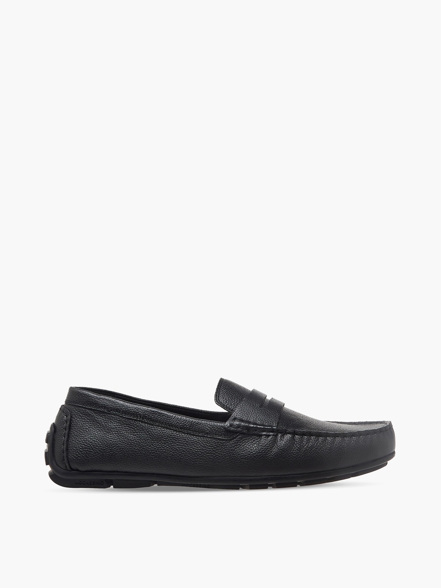 Men Leather Slip-On Moccasins