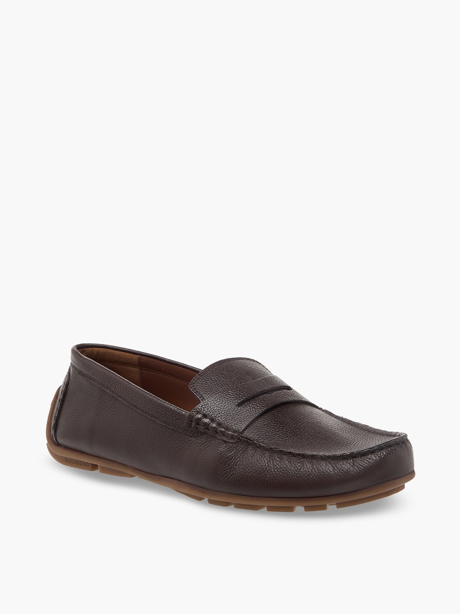 Men Leather Slip-On Moccasins