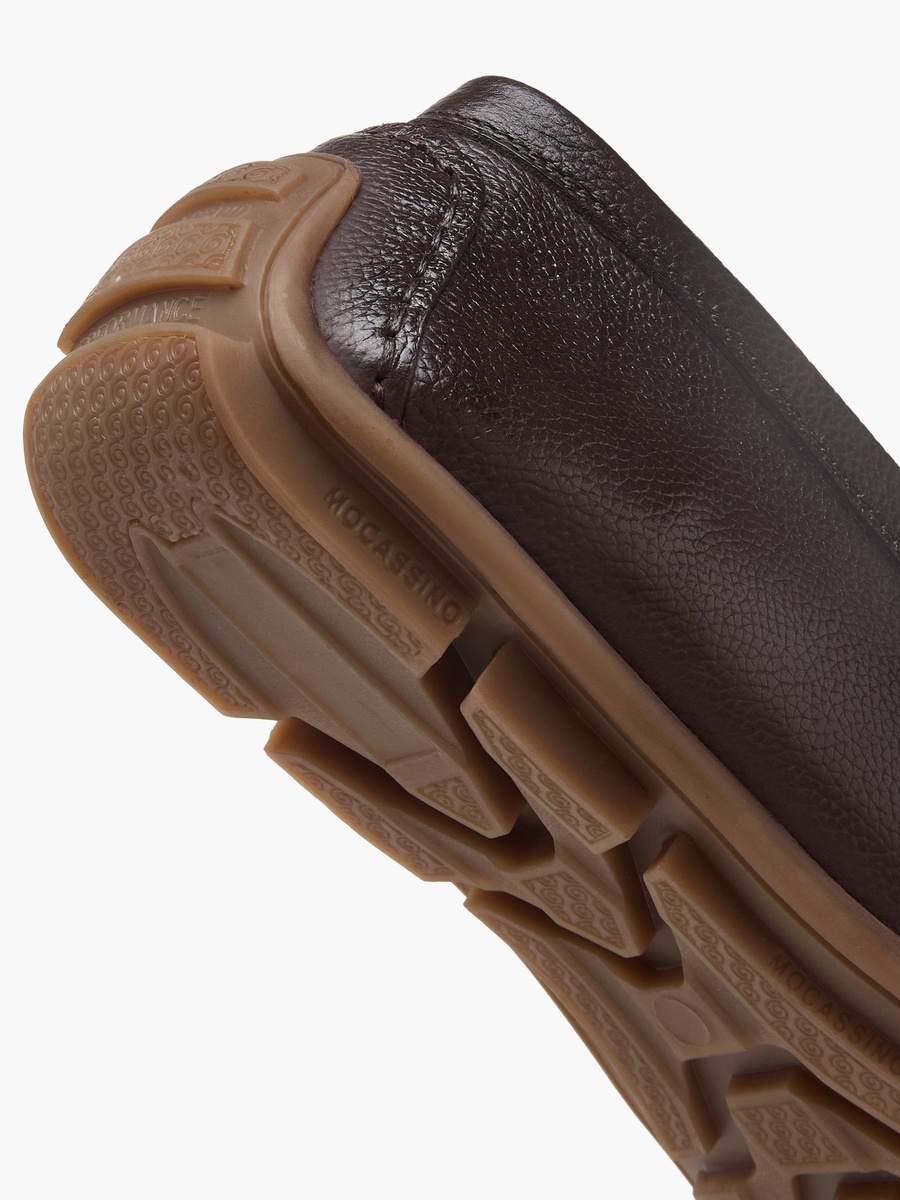 Men Leather Slip-On Moccasins