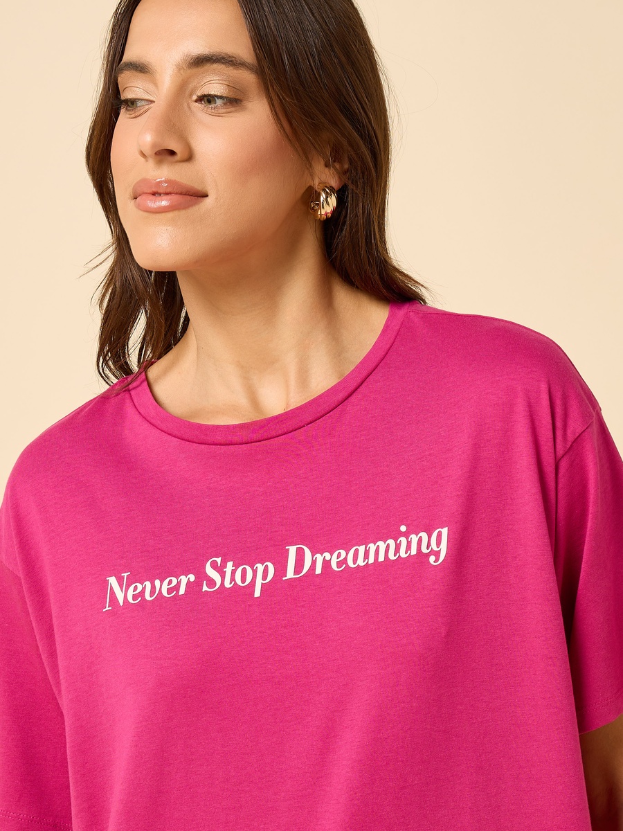 Slogan Print T-Shirt