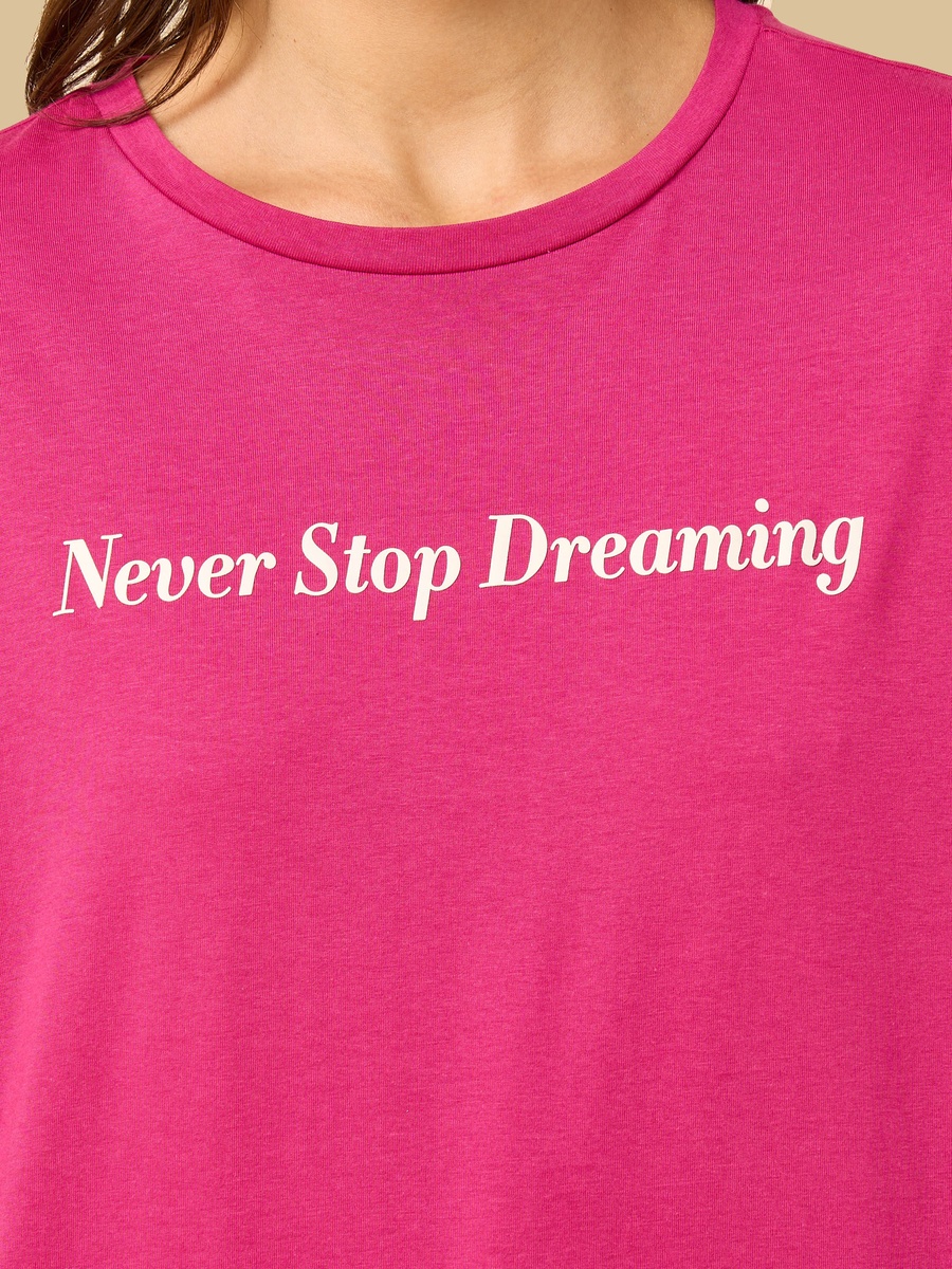 Slogan Print T-Shirt