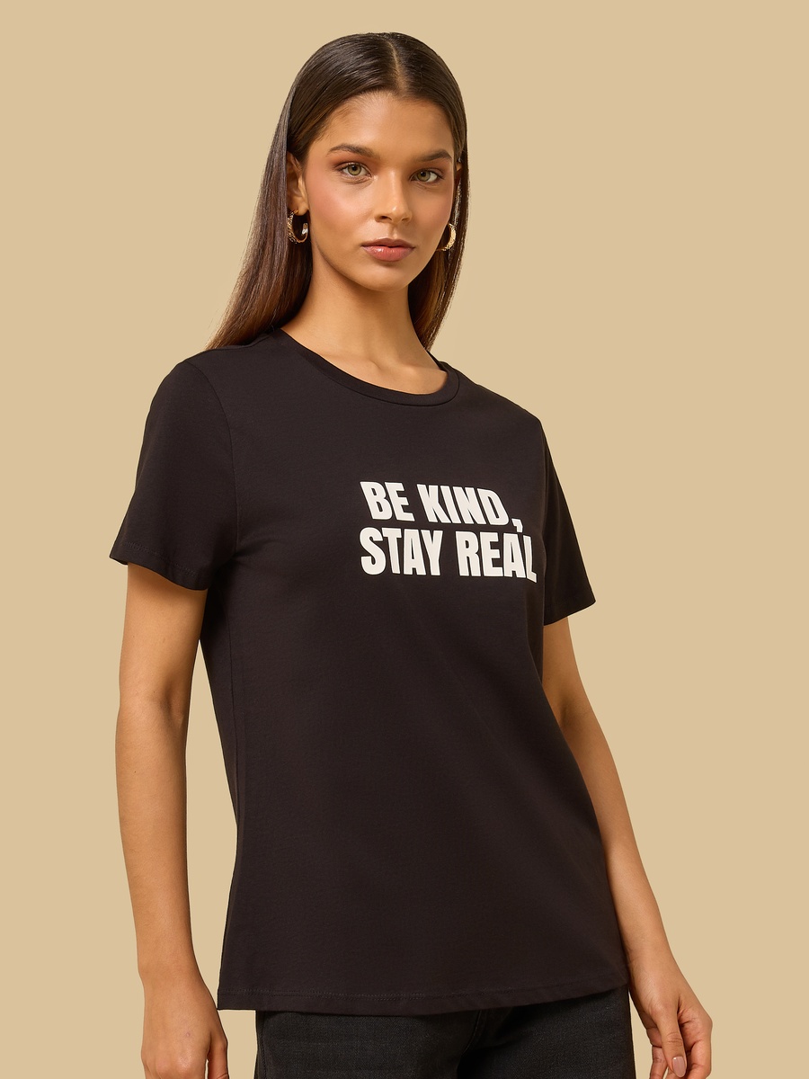 Slogan Print T-Shirt