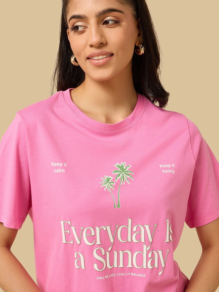 Slogan Print T-Shirt