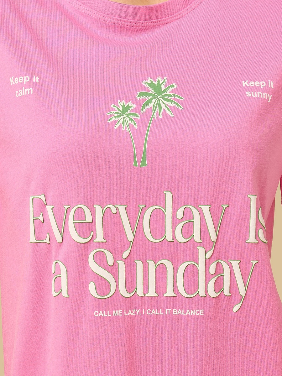 Slogan Print T-Shirt