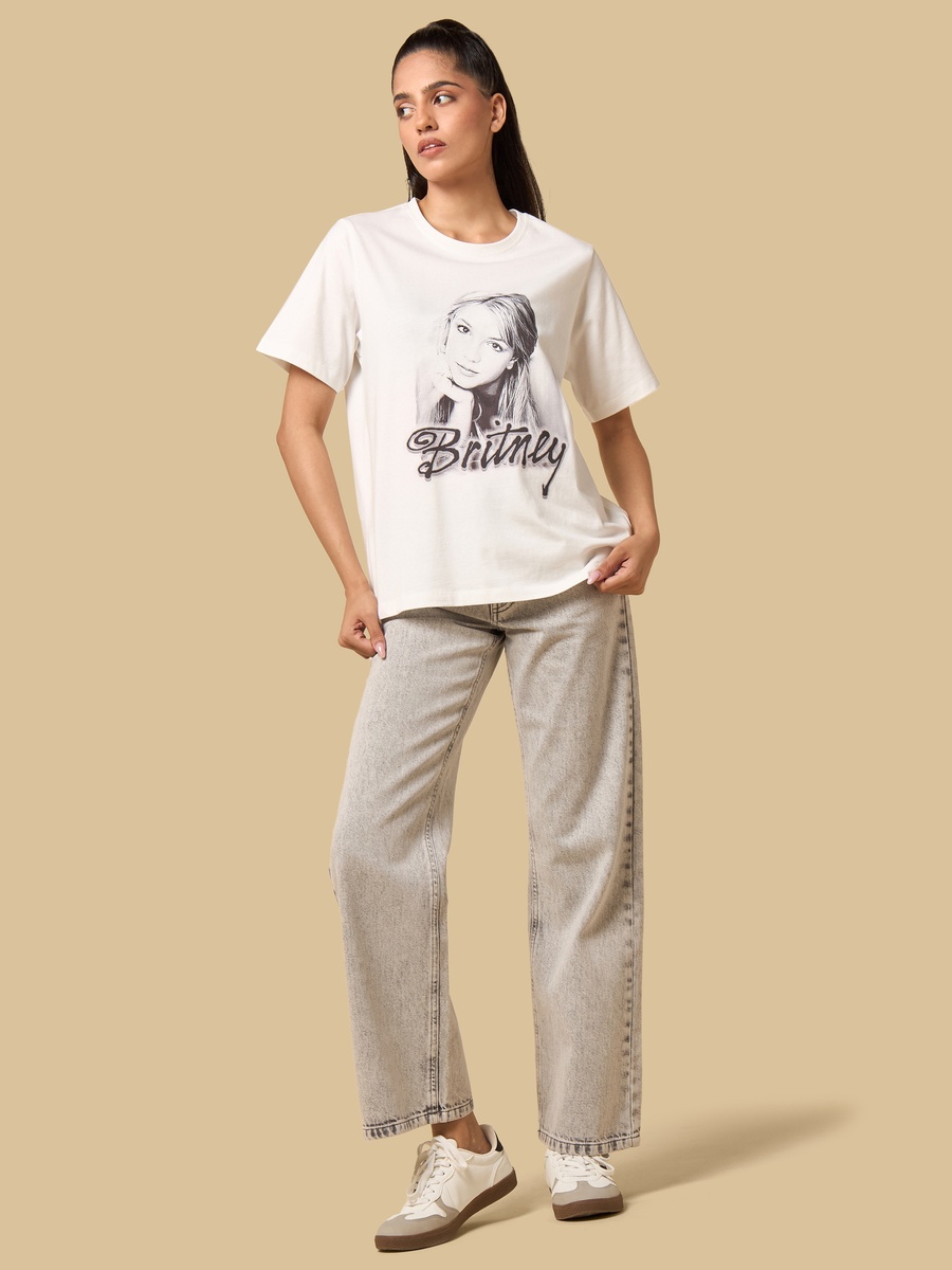 Britney Spears Print T-Shirt