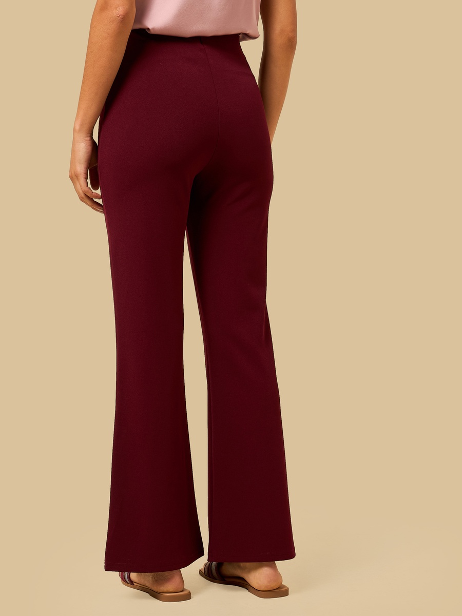 Centre Seam Flared Leg Pants