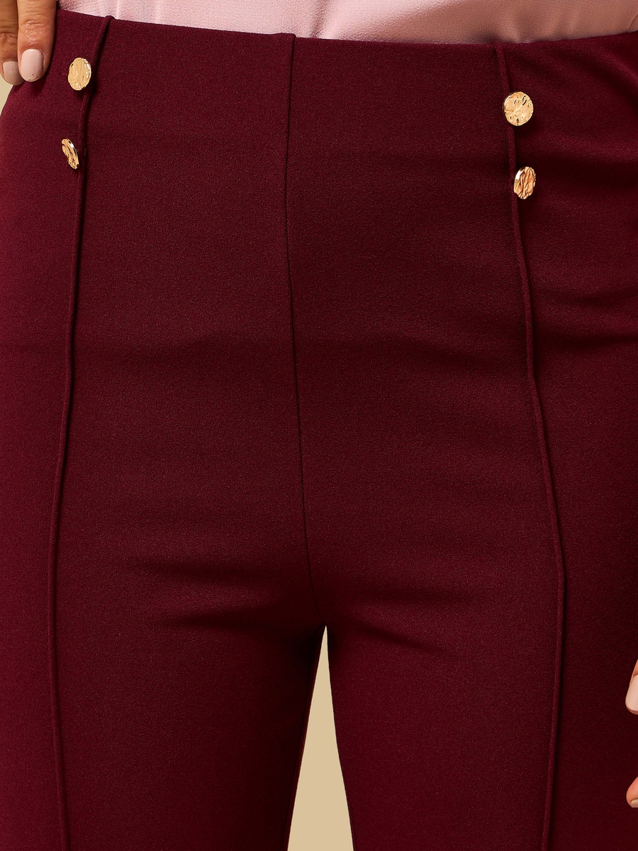 Centre Seam Flared Leg Pants