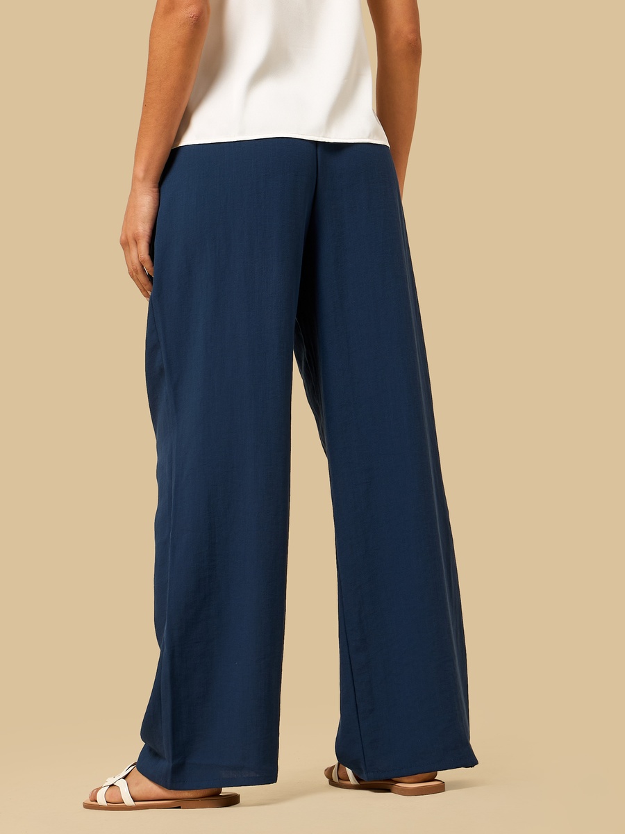 Mid-Rise Wide Leg Pants
