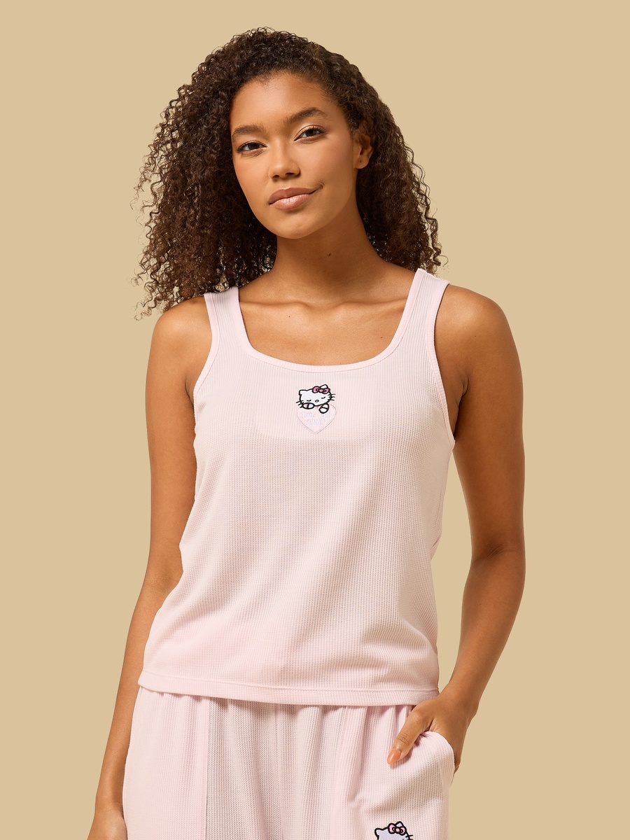 Hello Kitty Embroidered Pyjama Set